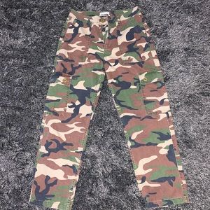 Urban outfitters camo cargo pants